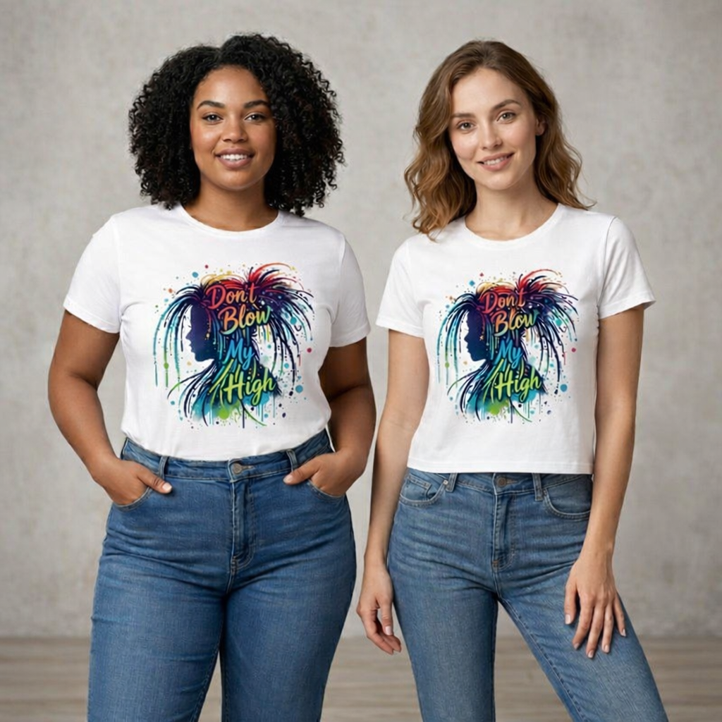 Multicolor Flow Portrait Tee