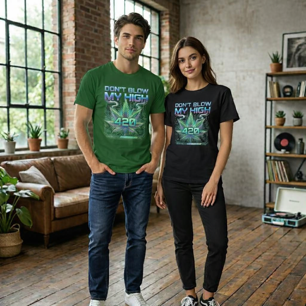 Cyber Leaf 420 Unisex Tee