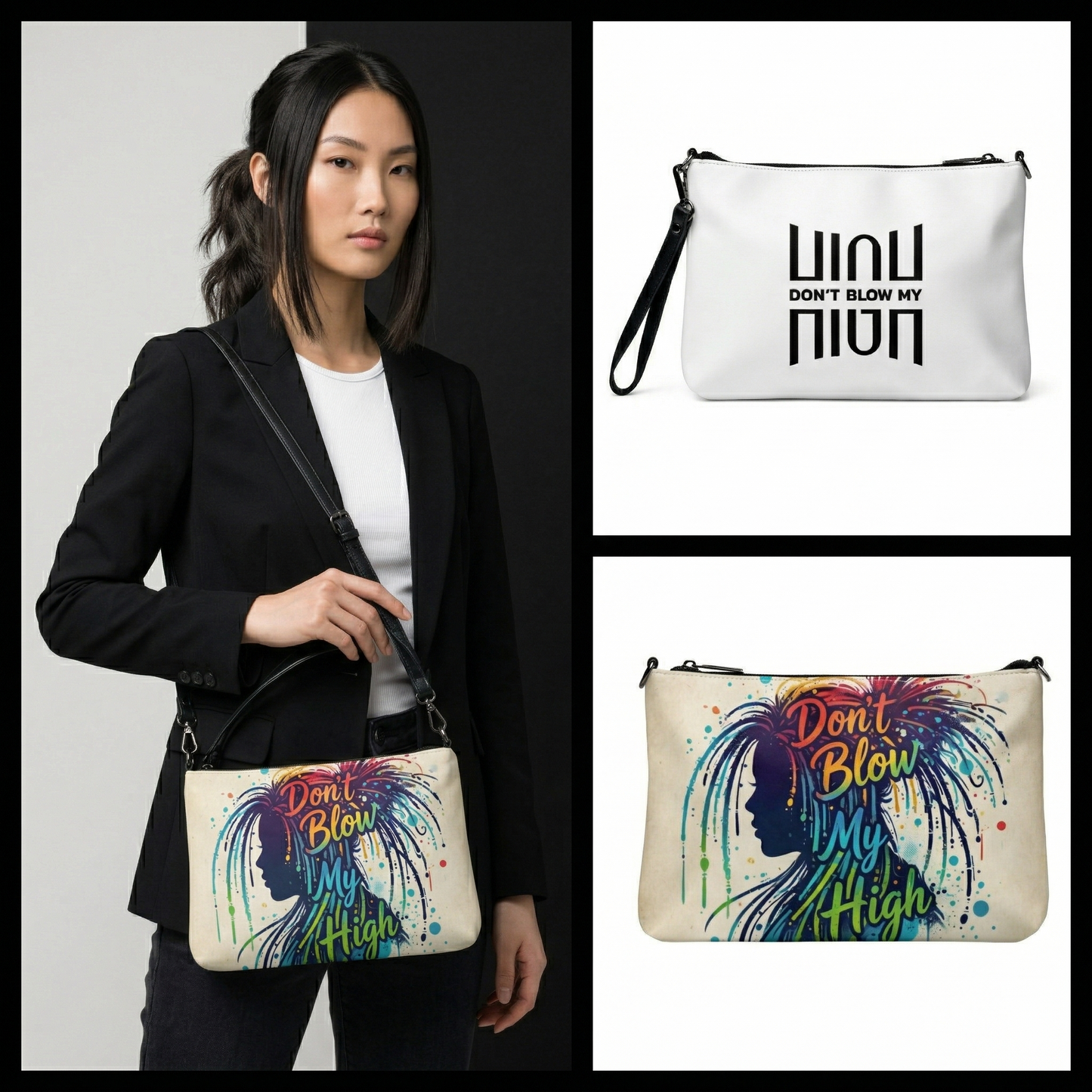 Electric Aura Crossbody Bag