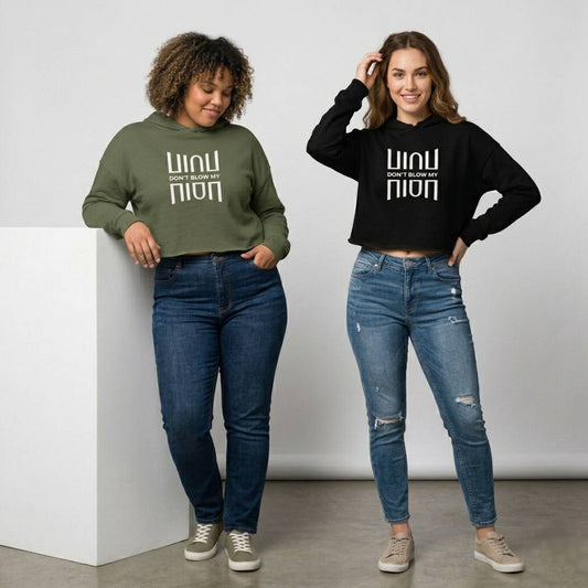 LOGO Crop Hoodie