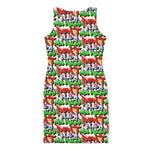 DBMH Graffiti Logo Bodycon Dress