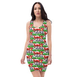 DBMH Graffiti Logo Bodycon Dress